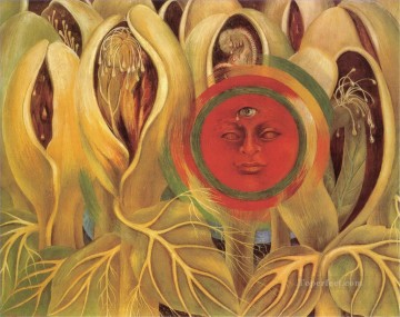 Frida Kahlo Painting - Sun and Life feminism Frida Kahlo